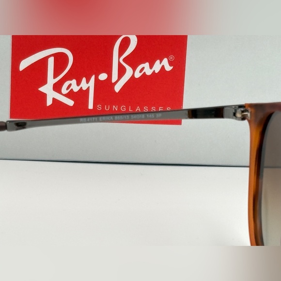 Ray Ban Erika Havana Tortoise RB4171 865/13 54mm Polarized Sunglasses New 30 - Picture 11 of 11